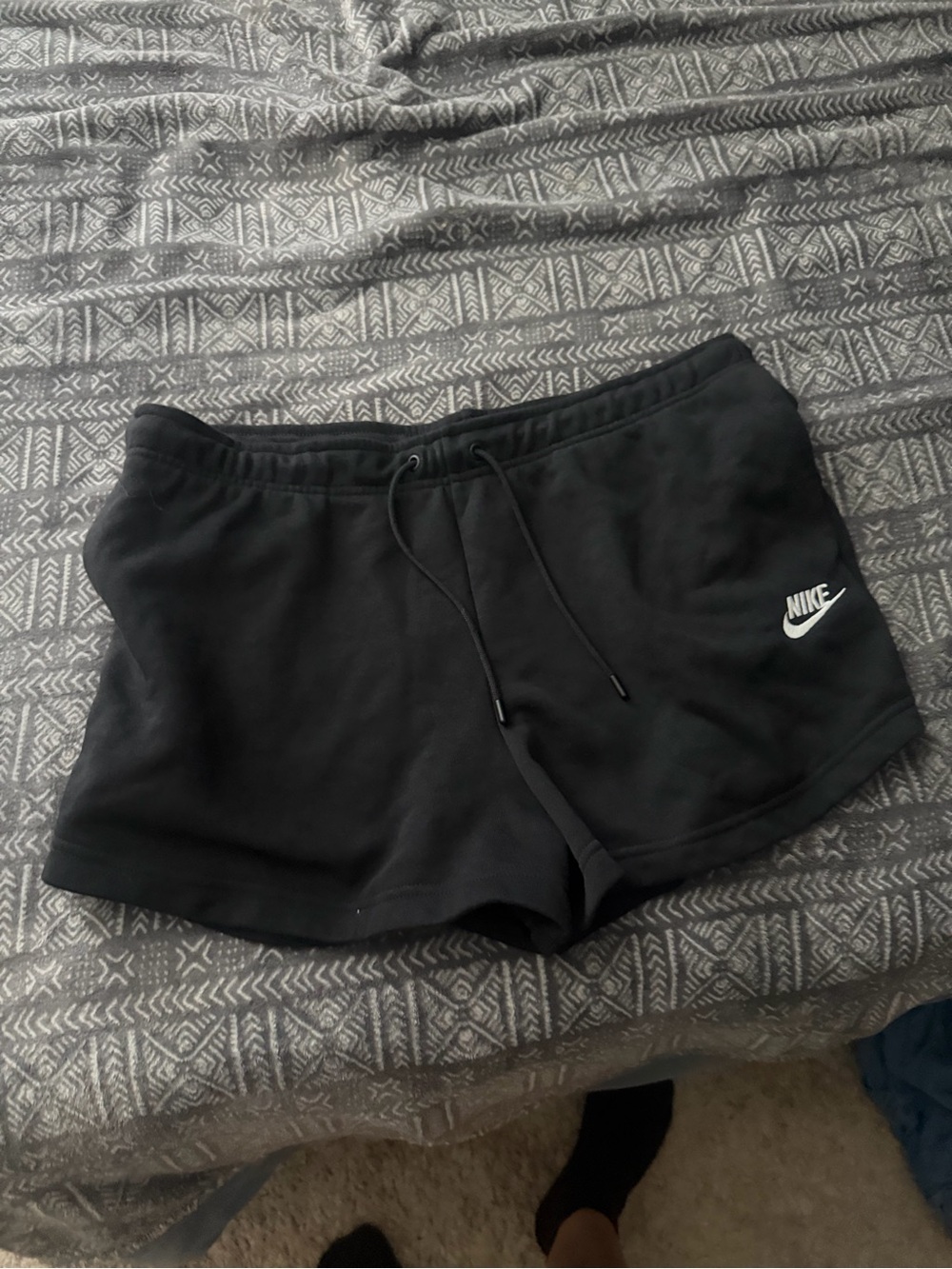 Womens nike shorts black size large